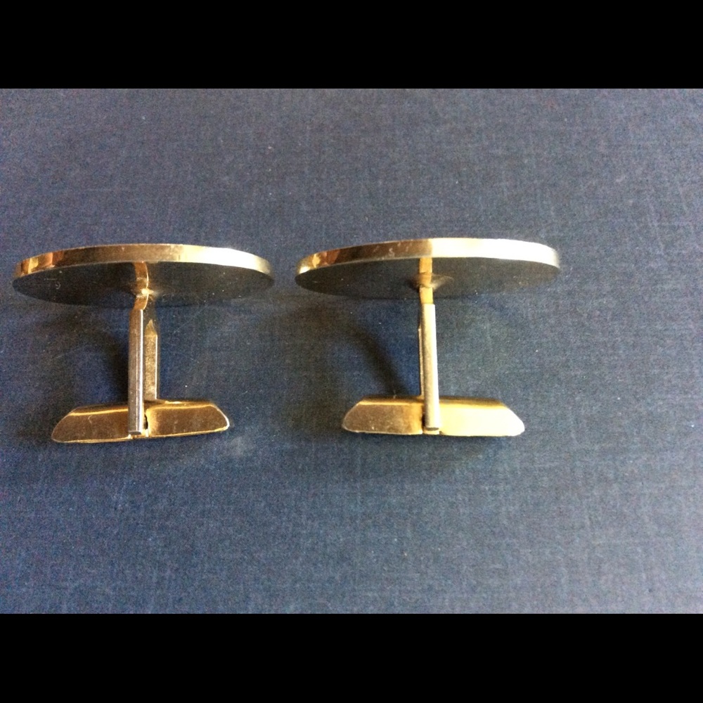 Vintage 1950s Enamel Cufflinks - Picture 7 of 10